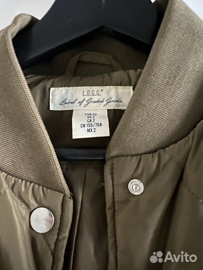 Стеганый бомбер H&M