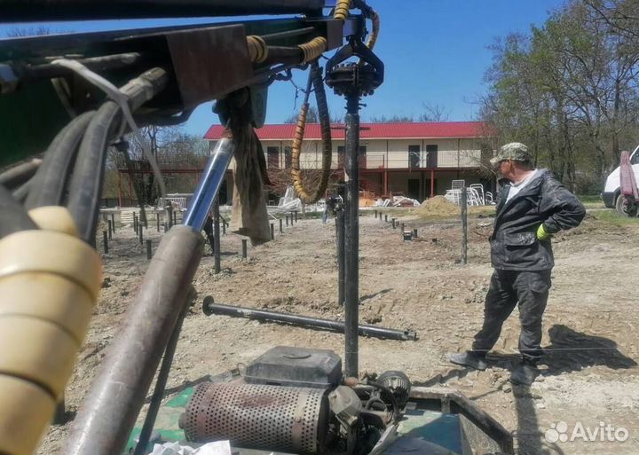 Винтовые сваи под ключ установка