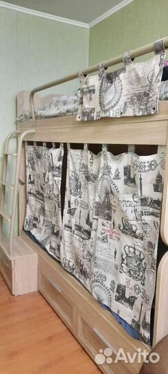 Двухярусная кровать Шервуд дуб сонома