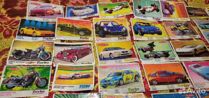 Вкладыши от жвачек 90 х