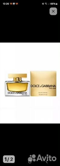 Духи женские dolce gabbana the one