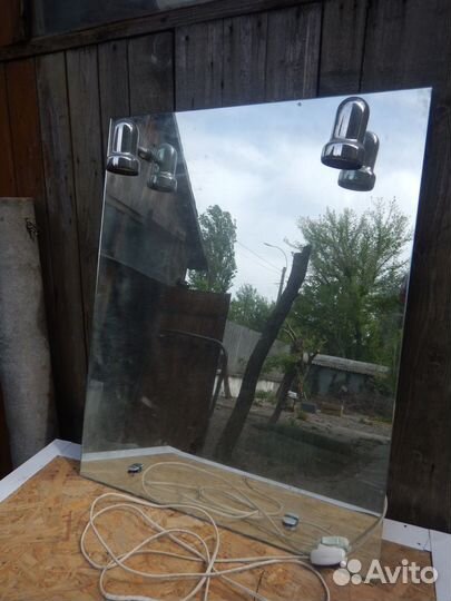 Зеркало в ванную с подсветкой бу