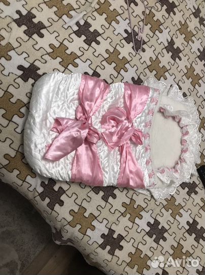 Конверт на выписку для девочки