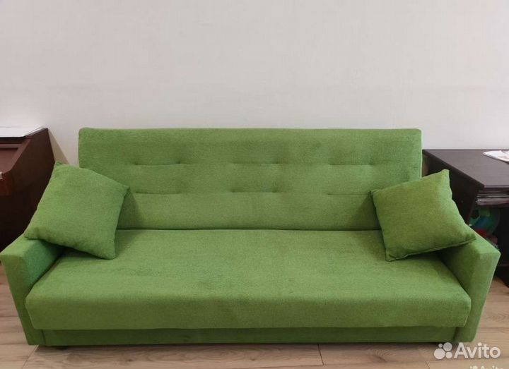 Диван книжка Милан зелёный