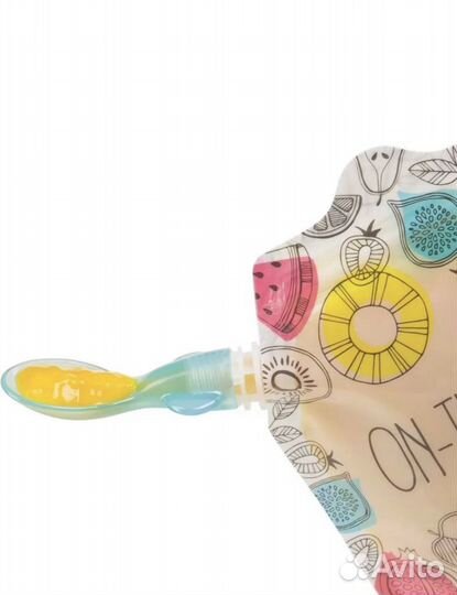 Многоразовые пакеты для питания + ложечки