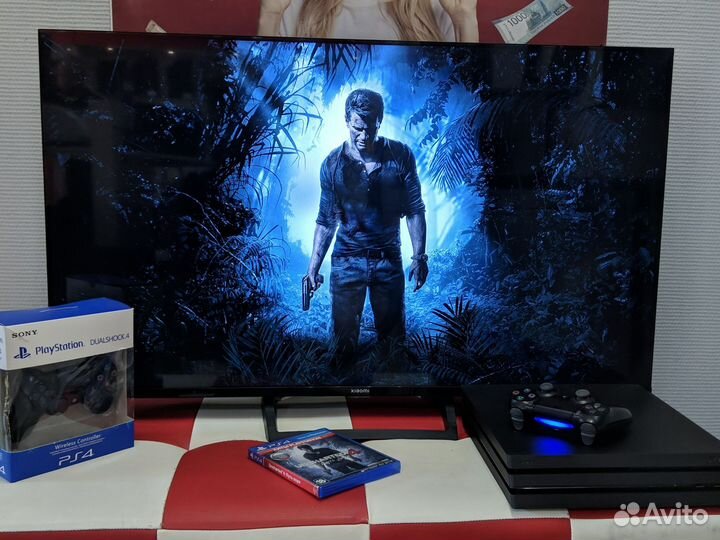 Игровая приставка Sony PS4 Pro 1Tb + 2 джойстика