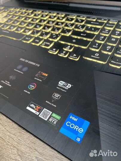 Игровой ноутбук RTX/16 озу/144Hz/Core i5 11400