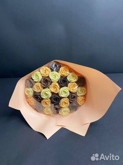 Шоколадные Розы - 29 шт в Букете