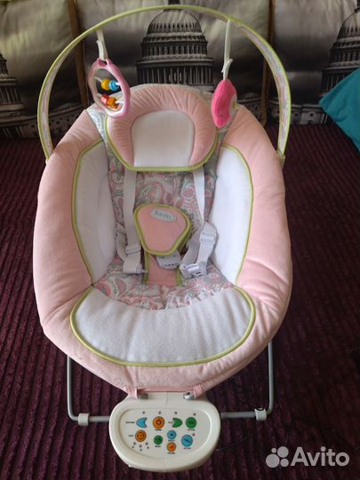 Шезлонг детский новый