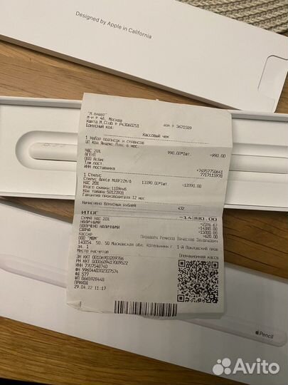 Apple pencil 2 стилус