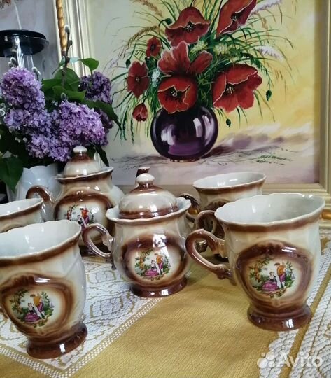 Ведерко для льда.Ваза.Сервиз