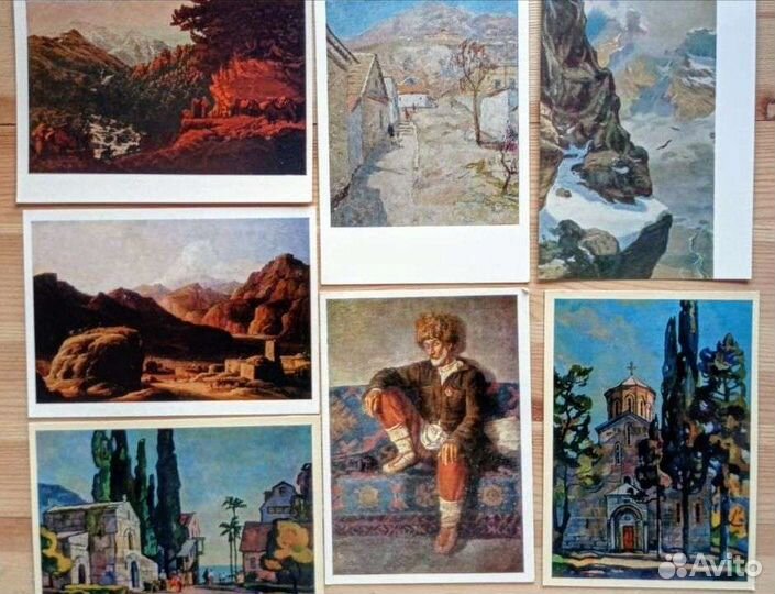 Кавказ, 39 открыток, 50-80е годы