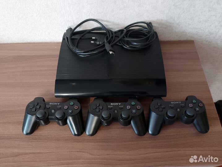 Игровая приставка ps3 slim прошитая