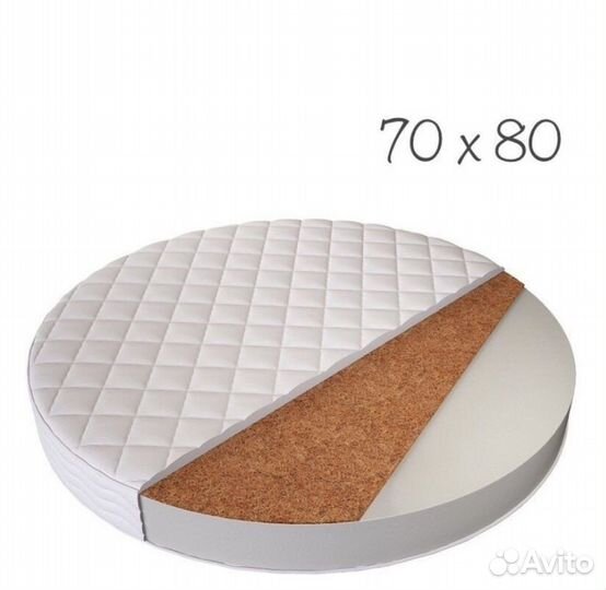 Матрас круглый 70/ 80