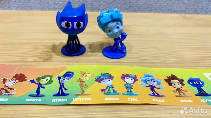 Фиксики фигурки из шоколадного шара чупа-чупс