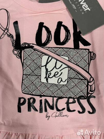 Новая футболка блузка для девочки Gulliver 104
