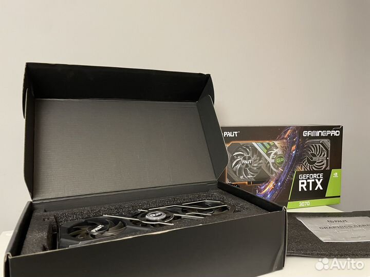 Видеокарта Palit RTX 3070 GamingPro OC 8GB (LHR)