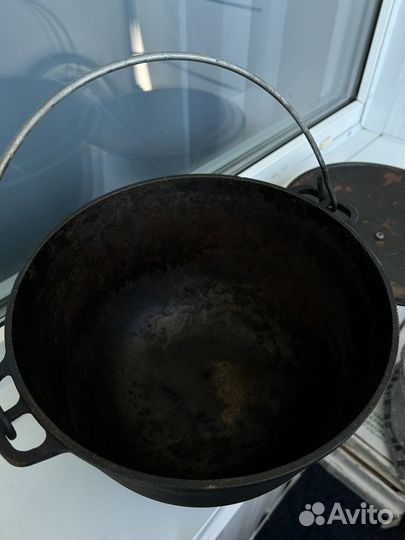 Казан чугунный 8 литров
