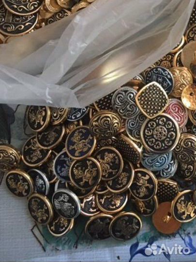 Пуговицы ссср(не использованы)