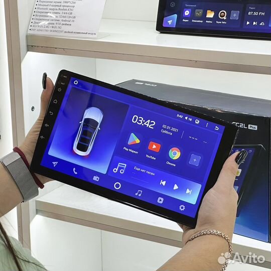 Магнитола Teyes 9’’ на Honda Accord 8