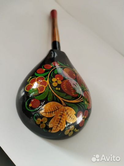 Деревянная ложка роспись хохломская (Новые)