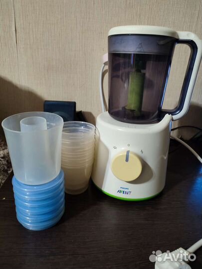Пароварка блендер avent