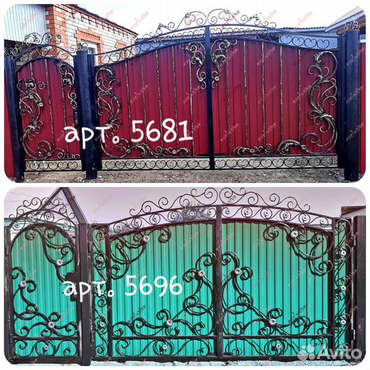 Кованые ворота