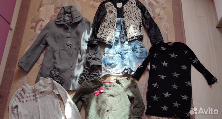 Вещи пакетом на девочку 128-134