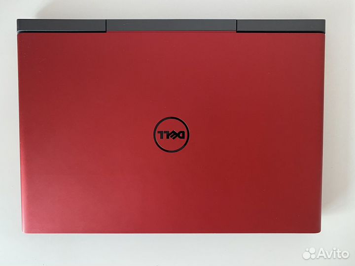 Игровой ноутбук dell inspiron красный 15.6 FullHD