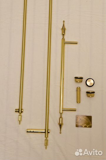 Карнизы, полотенцедержатели из цельной латуни
