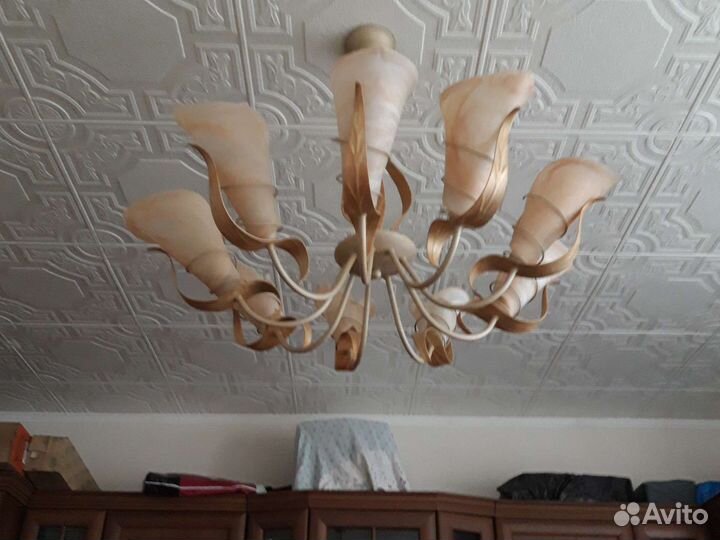 Люстра потолочная бу