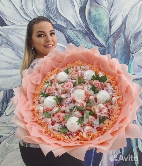 Букеты из конфет/подарок на 14 февраля/маме