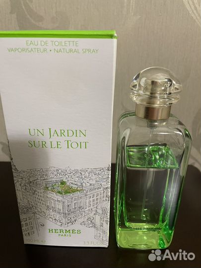 Туалетная вода hermes un jardin sur le toit