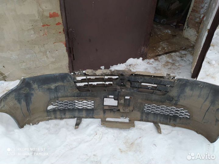 Бампер тойота бб 2006 передний и половинка заднего