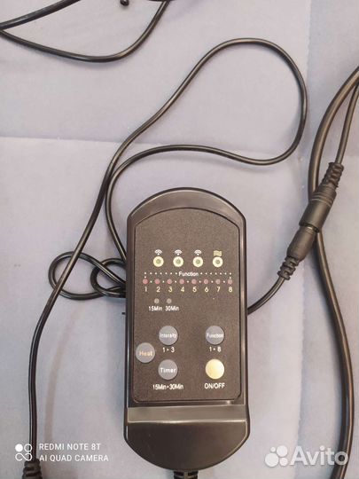 Массажная накидка с подогревом на сиденье авто