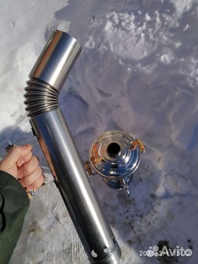 Самовар нерж сталь 7л