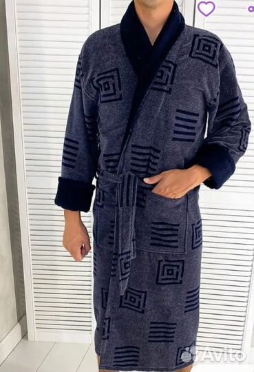 Мужской махровый халат