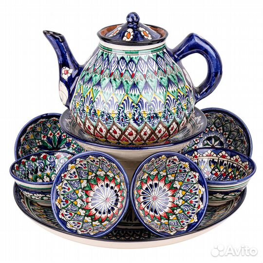 Узбекская посуда. Риштанская керамика