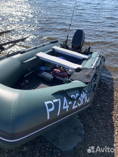 Brig 380+мотор Mercury 25 Sea Pro