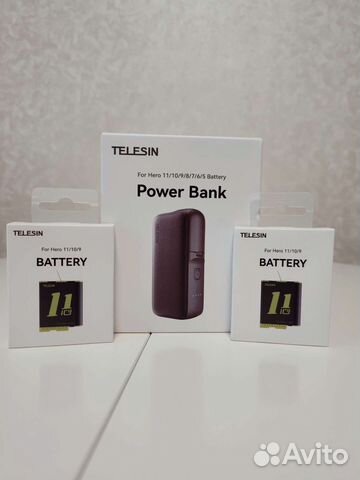 Powerbank Telesin для GoPro 11/10/9/8. Новый