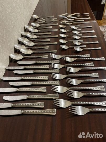 Серебряный столовый набор