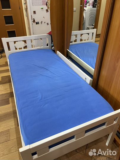 Детская кровать IKEA с матрасом