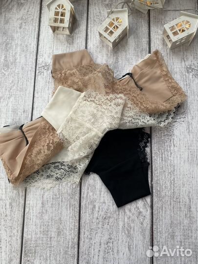 Женские трусики с кружевом H&M хипстеры М