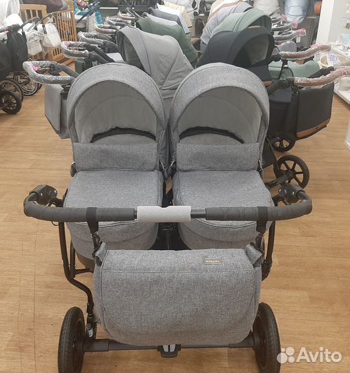 Коляска для двойни Mikado