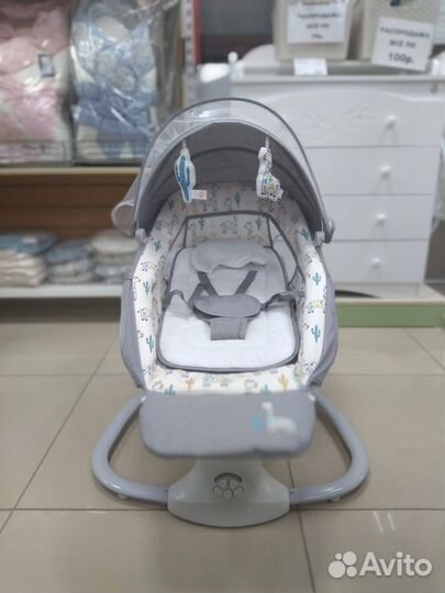 Электронные качели-шезлонг Luxmom 08207-08209