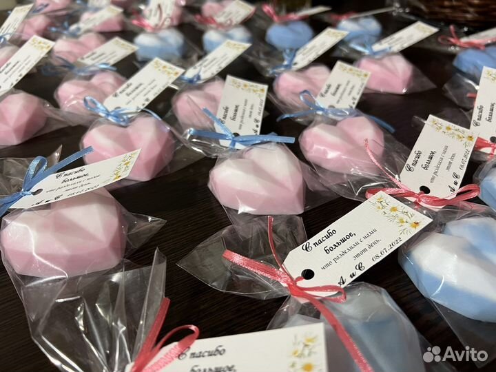 Мыло ручной работы Сердца