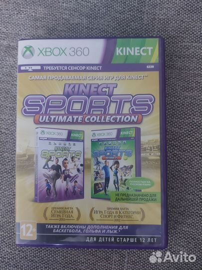 Kinect для xbox 360+диски