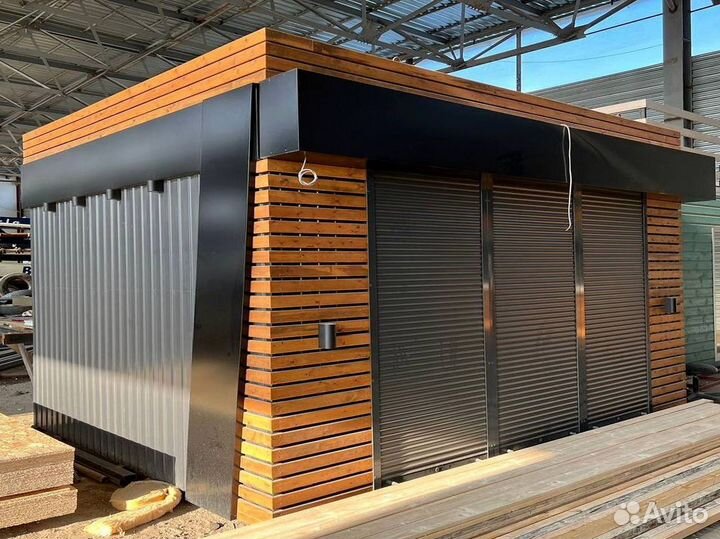 Торговый ларек. Модульный павильон