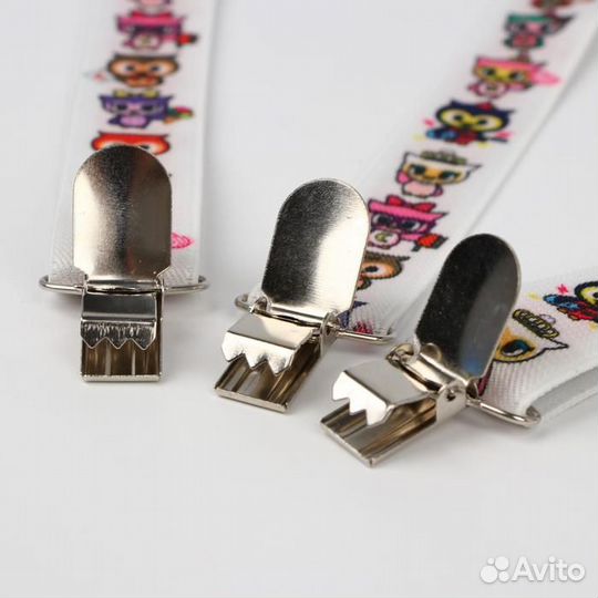 Подтяжки взрослые, ширина - 2,5 см