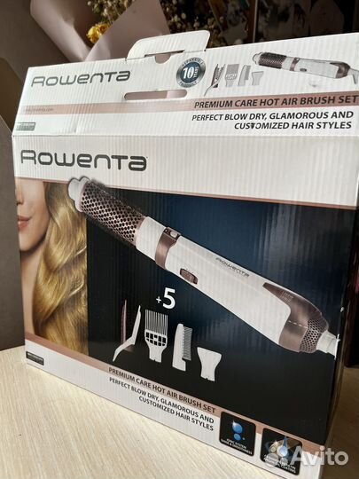 Фен щетка rowenta новая